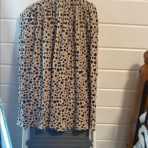 Polka Dot Midi Skirt